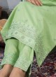 Wedding Wear Pant Style Chanderi Fabric Kurti